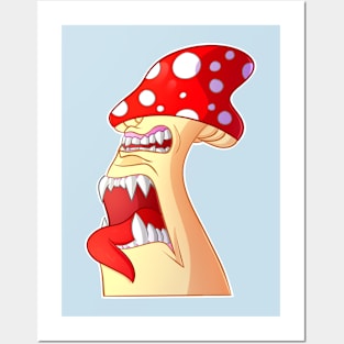 Two Mouth Shroom Posters and Art